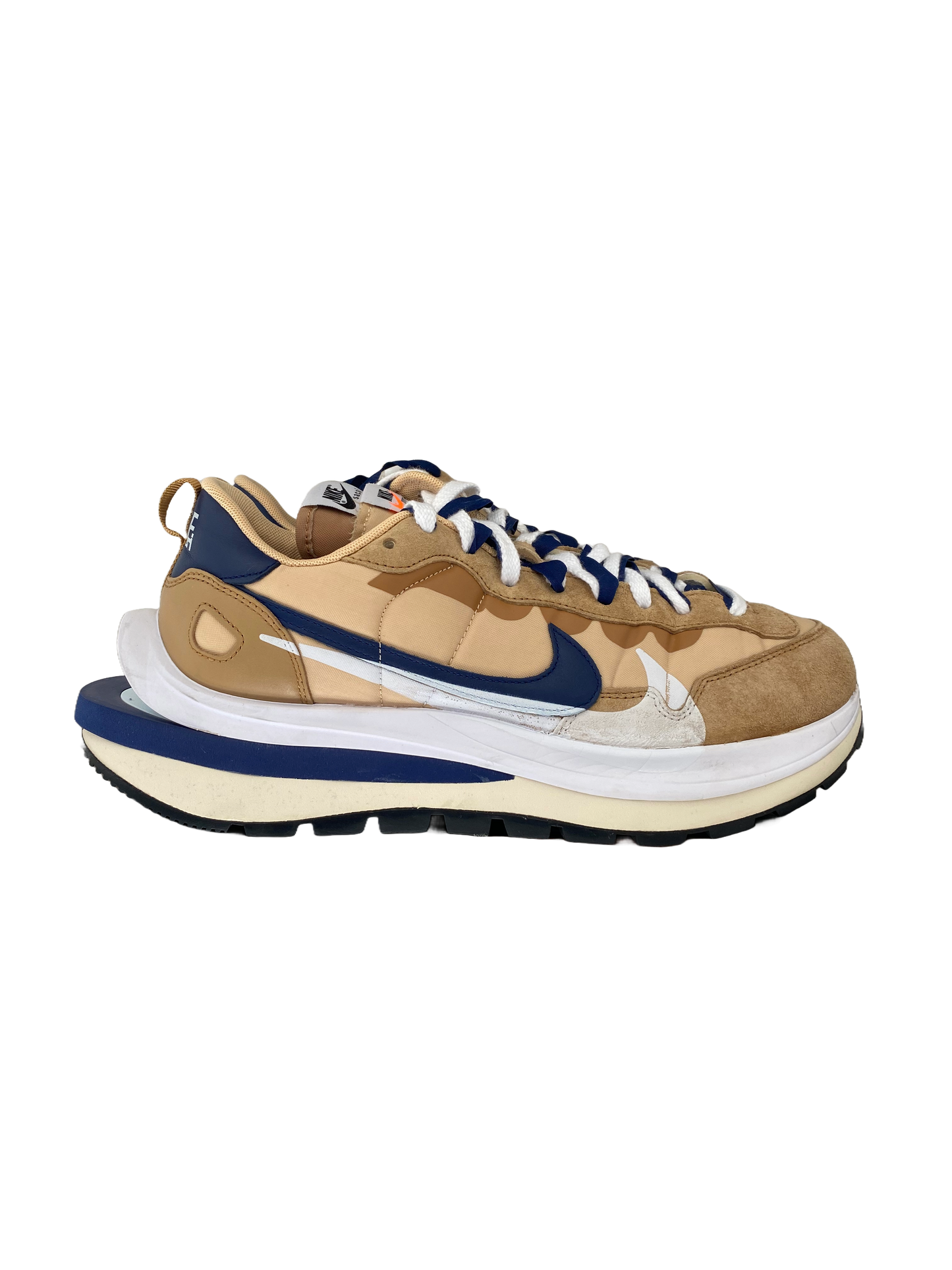 Nike Vaporwaffle Sacai Tan Navy